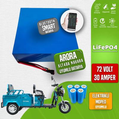 Arora XLT48A Navara 72 Volt 30 Amper LiFePO4 Smart Batarya