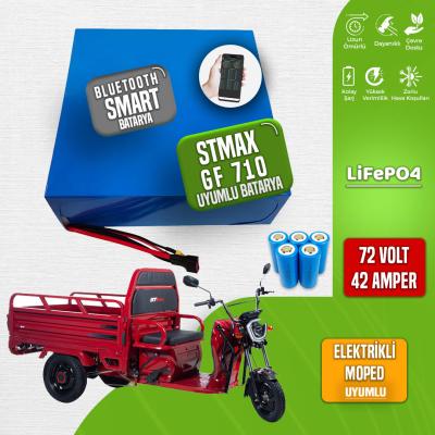 Stmax Gf 710 Moped 72 Volt 42 Amper LiFePO4 Smart Batarya