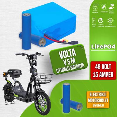 Volta VSM LiFePO4 Batarya 48 Volt 15 Ah