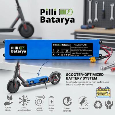 Pilli Batarya | Arçelik A35020 Scooter Bataryası - Güçlendirilmiş Menzil Arttıran Lityum Batarya