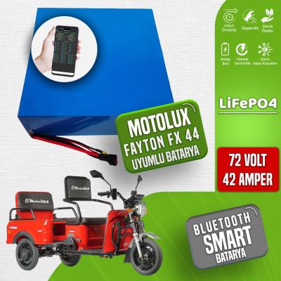 Pilli Batarya Motolux Fayton FX44 LiFePO4 Akü 72V 42Ah — JK Jikong Smart Bluetooth Lityum Batarya