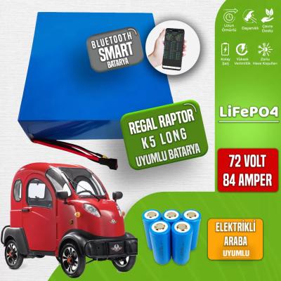 Pilli Batarya Regal Raptor K5 LiFePO4 Akü 72V 84Ah — JK Jikong Smart Bluetooth Lityum Batarya