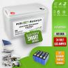 24 Volt 105 Amper Bluetooth LiFePO4 Batarya (ABS Kasa)